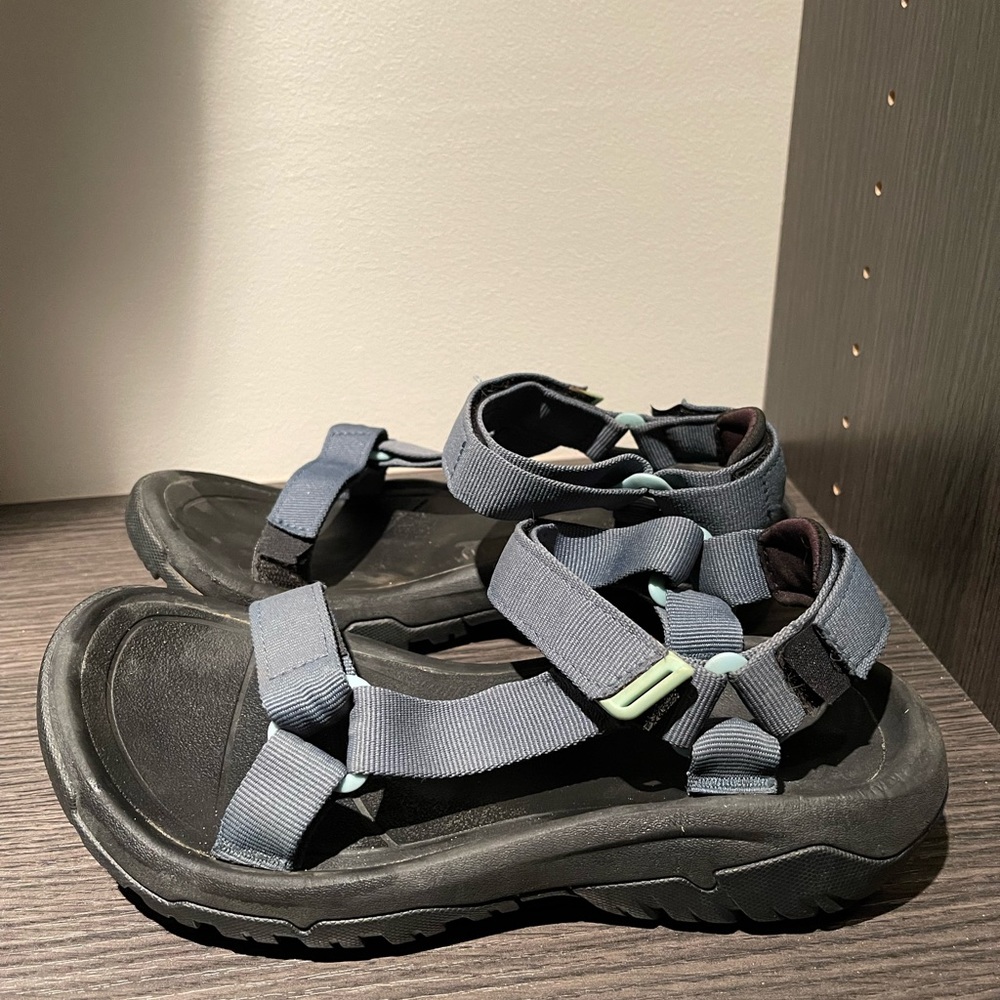 Hurricane Teva sandal in blue/black